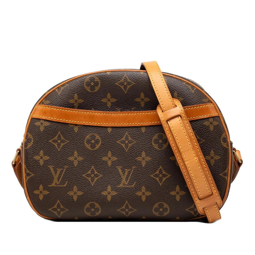 LOUIS VUITTON Brown Monogram Leather Shoulder Bag